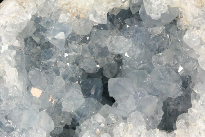 Celestine (Celestite) Crystal Geode - Madagascar #52889